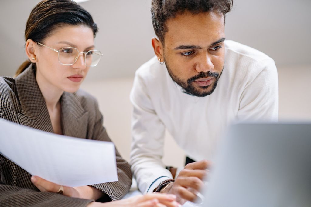 Professional reel editor helping a business owner create social media content